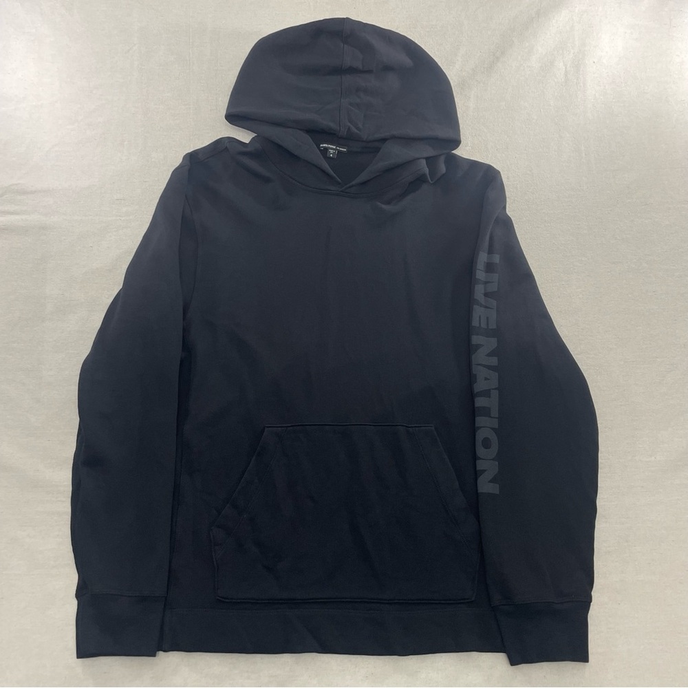 James Perse Live Nation Black Hoodie Sweatshirt Size 4 Made in USA